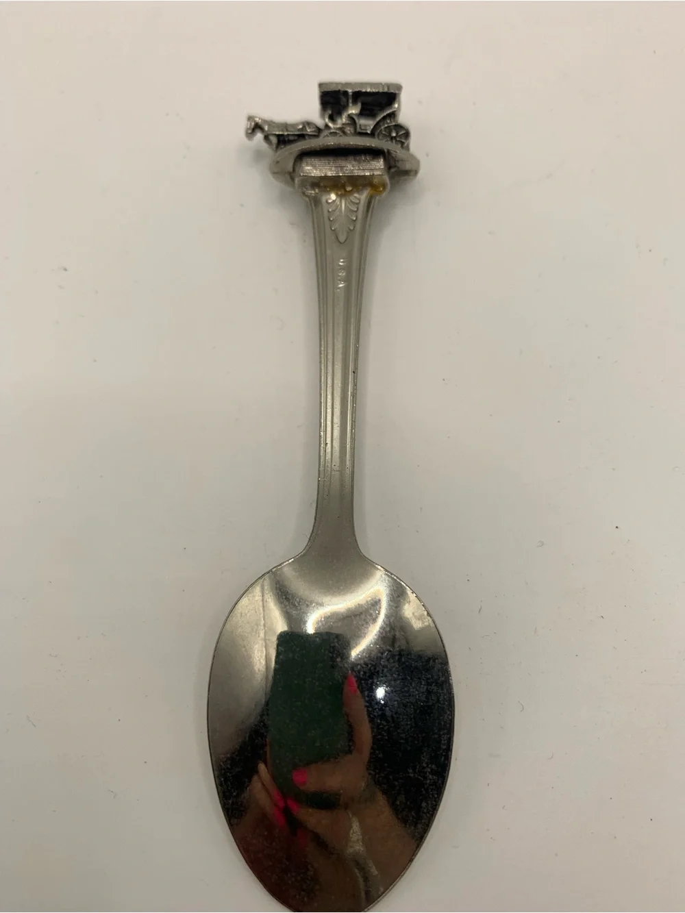 Vintage New Orleans Silver-Tone Collectible Souvenir Spoon - Silver Finish